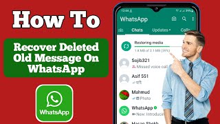 How To Recover Old Whatsapp Deleted Messages  Restore Whatsapp Chat without Backup [upl. by Neyrb320]