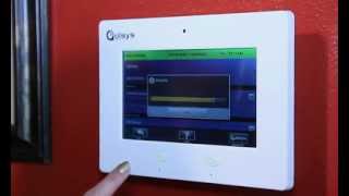 The Qolsys IQ System Adjusting the sound on the IQ Panel [upl. by Casteel]