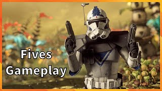 Fives Gameplay Star Wars Battlefront 2 [upl. by Anselm]