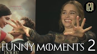 Emilia Clarkes Funny Moments PART 2 [upl. by Rasecoiluj]