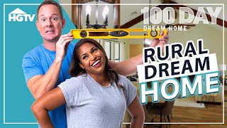 Rural Dream Home Build for Engaged Police Officers  100 Day Dream Home  HGTV [upl. by Anaila10]