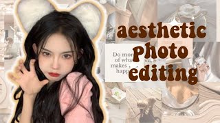 aesthetic photo editing tutorial for Instagram using canva 💫🌠 [upl. by Nolram]