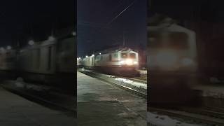 Puri Howrah Superfast Honking and Skipping Vanivihar Railway station shorts train travel [upl. by Aerdnahc]