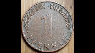 1 Pfennig 1950 Bundesrepublik Deutschland D [upl. by Placia85]