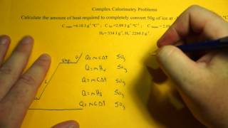 Solving Complex Calorimetry Problems Ice to Steam [upl. by Rebekkah]