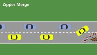 Zipper Merge Demonstration [upl. by Staley]