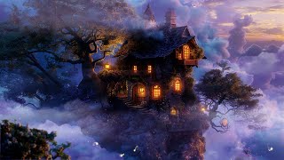 Magical Fairy Cottage in the Middle Clouds 🌥️ Enchanting Flute Music for Dispel Worries Sleep Well [upl. by Blankenship]