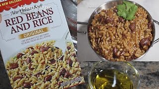 Red Beans and Rice Pilaf in Pressure Cooker  Zatarains New Orleans Style Rice Pilau Recipe [upl. by Gathard226]