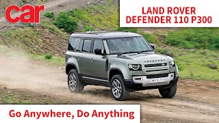 Land Rover Defender 110 P300 HSE Review  Go Anywhere Do Anything  Car India Magazine [upl. by Nnhoj]