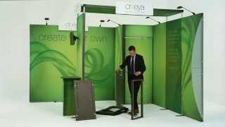 How to set up Creeya™ Exhibition Stand for Trade Shows [upl. by Dnalyaw411]