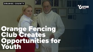 Orange fencing club keeping foil alive and creating opportunities for younger athletes [upl. by Catriona]