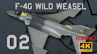 148 Meng F4G Wild Weasel 02  Main Assembly  4K [upl. by Eelrehpotsirhc667]