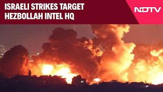 Israel Strikes Lebanon  Israeli Strikes Target Hezbollah Intel HQ Nasrallahs Likely Successor [upl. by Enilraep404]