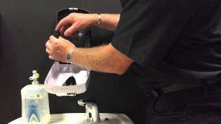 How to install a Vectair Touchfree Sanitex® MVP dispenser [upl. by Artemus]