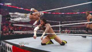 Rey Mysterio Edge amp Triple H vs The Straight Edge Society [upl. by Isyed145]