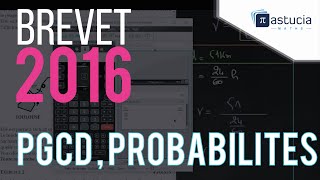 Probabilité 3e  Sujet brevet 2016  astuciamathscom [upl. by Yxel18]