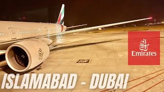 Trip Report  Emirates Airlines Economy Class  Islamabad  Dubai  Boeing 777300ER [upl. by Bertelli980]