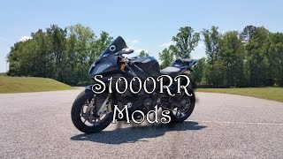 2014 BMW S1000RR Mods [upl. by Nwahsor]