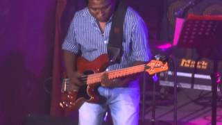 Chaminda Silva Bass slapping solo [upl. by Fiann]