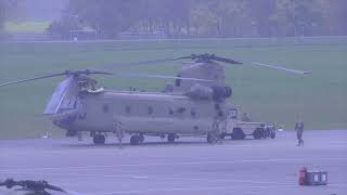 German Sikorsky CH53 • Katterbach Army Airfield Ansbach Germany [upl. by Omrelliug461]