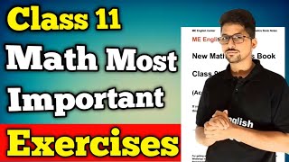 First year or class 11 most important exercises for board exam  exercise for board exam all chapter [upl. by Lerim]