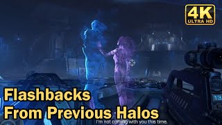 Halo Infinite Flashbacks From Previous Halos Cutscene [upl. by Eronaele]