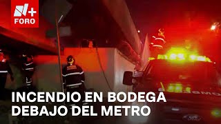 Bomberos controlan incendio en bodega usada por personas en situación de calle  Las Noticias [upl. by Quin441]