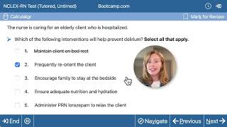 How to Prevent Delirium in Elderly Patients  NGN Question Explanation  NCLEX Bootcamp [upl. by Philipines]