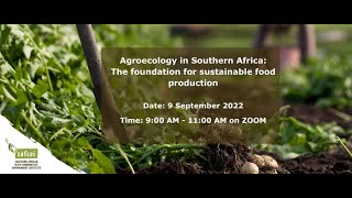 Agroecology in Southern Africa The foundation for sustainable food production [upl. by Bautram]