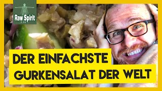 Anazept Gurkensalat ohne Öl mit 3 Zutaten [upl. by Llennor]