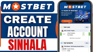 How To Create Mostbet Account Sinhala 2025 [upl. by Ferretti355]