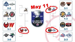 May 11  Calder Cup Playoffs Bracket  AHL 2024 [upl. by Ataga]