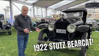 Wayne Carini checks out a stunning restored Stutz Bearcat [upl. by Storfer]