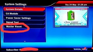 TATA SKY MASTER RESET PROBLEM SOLVED [upl. by Deeanne]