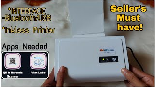 BLUETOOTH WAYBILL PRINTER ZJ9200 INSTALLING amp UNBOXING bluetoothprinter  Sweet Ems [upl. by Eelannej]