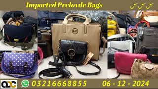 Imported  Prelovde  Bags  Sale Price  06122024  Online Design Collection [upl. by Westlund]