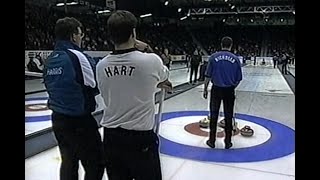 1997 Canadian Olympic Curling Trials  Harris vs DSmith [upl. by Shaefer]