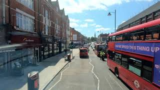 London BUS Ride 🇬🇧 Route 432  BRIXTON to ANERLEY via Tulse Hill West Norwood Crystal Palace 🚌 [upl. by Suivat266]