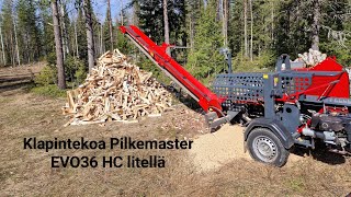 Klapintekoa Pilkemaster EVO 36 HC lite koneella [upl. by Lindgren132]