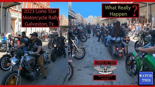 Lone Star Motorcycle Rally in “Galveston Texas” 2023 [upl. by Akenaj]