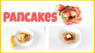 3 LECKERE PANCAKEREZEPTIDEEN  super einfach und sensationell lecker [upl. by Sihunn263]