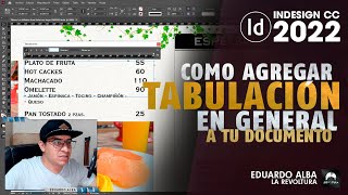 Cómo agregar tabulaciones en general  🚧Adobe InDesign CC 2022 [upl. by Daniela545]