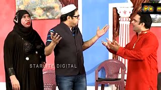 Nasir Chinyoti and Naseem Vicky With Gulfam Stage Drama Comedy Clip  Pk Mast [upl. by Eirual]