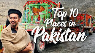 Top 10 Places in Pakistan You CANNOT Miss  Pakistan Travel [upl. by Ymerrej]