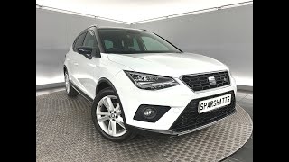 SEAT Arona 10 TSI FR Euro 6 ss 5dr [upl. by Novoj]