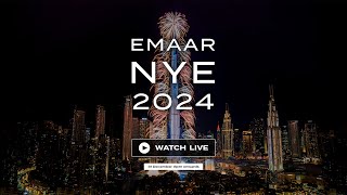 New Years Eve Burj Khalifa Show 2024 [upl. by Alyak264]