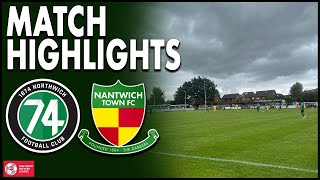 1874 Northwich 01 Nantwich Town  PitchingIn NPL West  28823 [upl. by Wake]