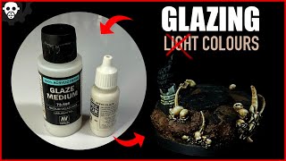 HOW To Glaze Miniatures  Glazing Light Colours and White Glaze [upl. by Anaiek]