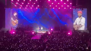 Arijit Singh X Ed Sheeran  Full Video  Live In Concert London 2024  First Time Ever  Perfect [upl. by Ylrbmik]