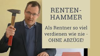 Hinzuverdienstgrenze 2020  Als Rentner jetzt finanziell durchstarten [upl. by Caia]